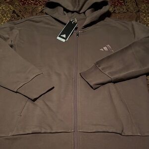 Adidas Essentials Fleece Lined Full Zip Hoodie